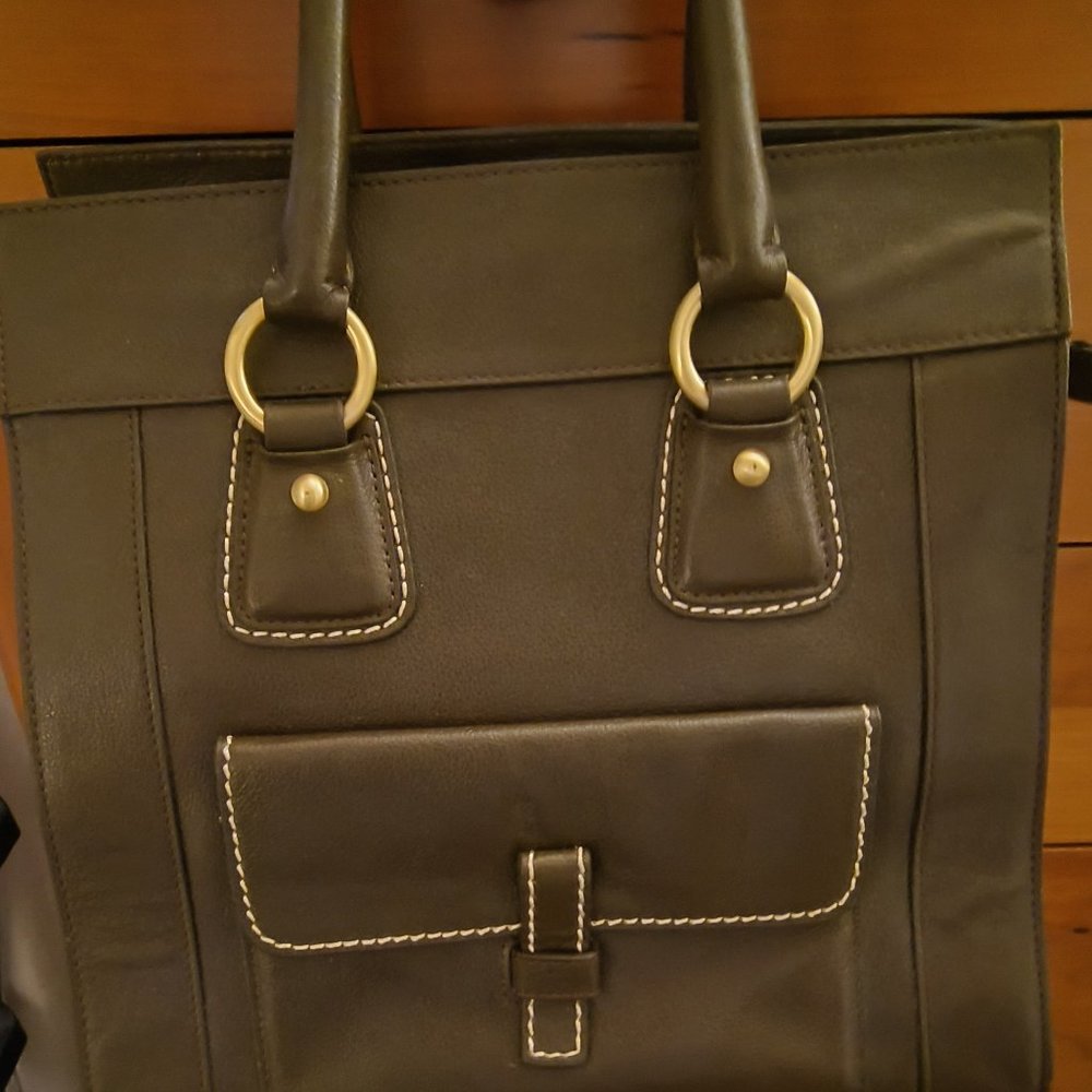 Talbots Brown Leather Handbag